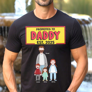 Personalized Gifts For Dad Shirt 01totn210125hg Promoted To Daddy-Homacus