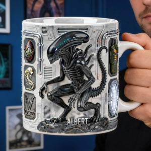 Sci-fi Creature Mug - Personalized Gifts For Him 02naqn301225-Homacus