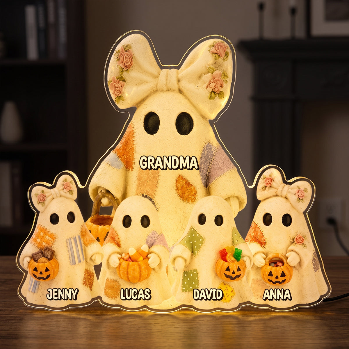 Boo Grandma Acrylic Light Box - Personalized Gifts For Grandma 03NATN180726-Homacus
