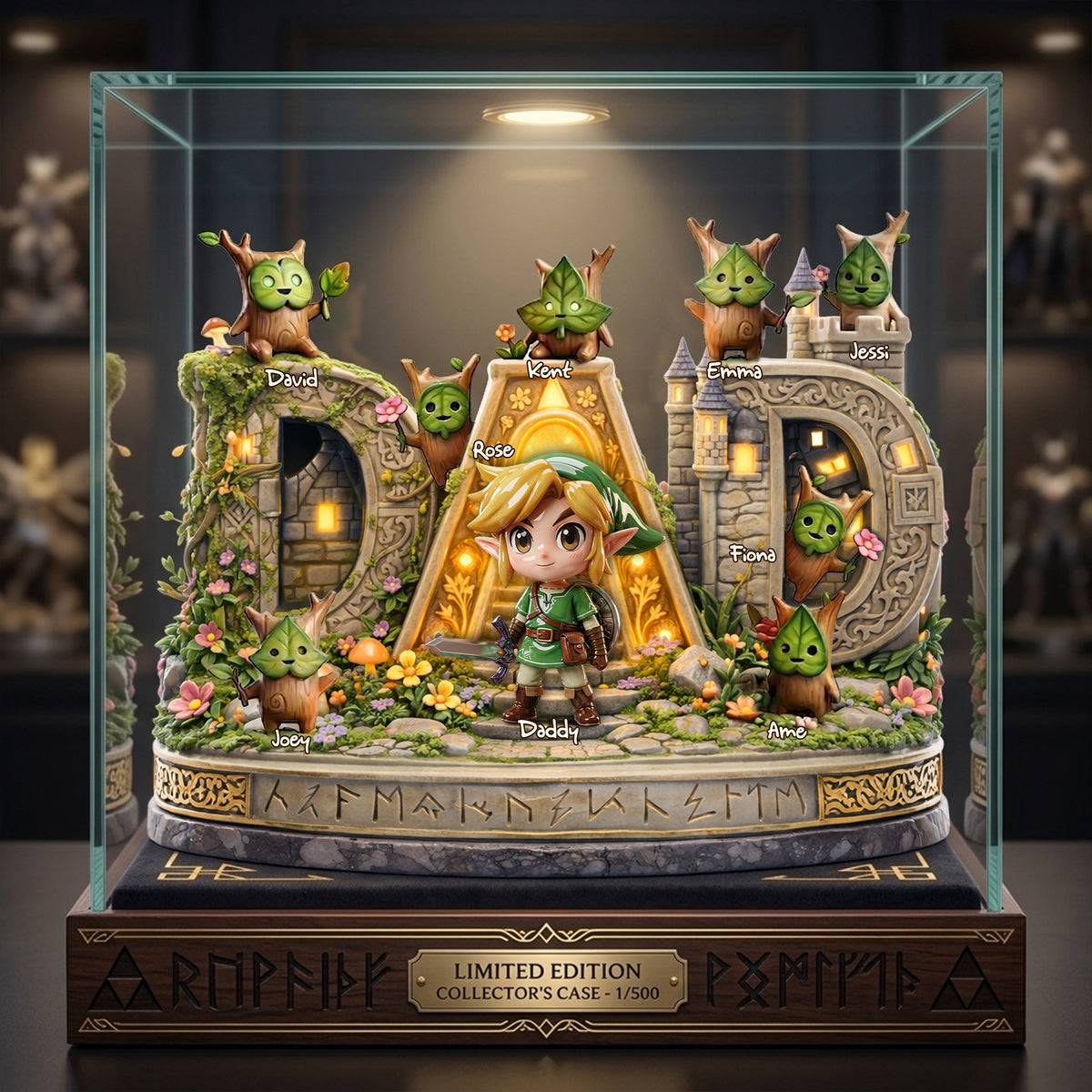Adventure Quest Dad And Kids Acrylic Plaque - Personalized Gifts For Father's Day Plaque 04TOLU020426-Homacus