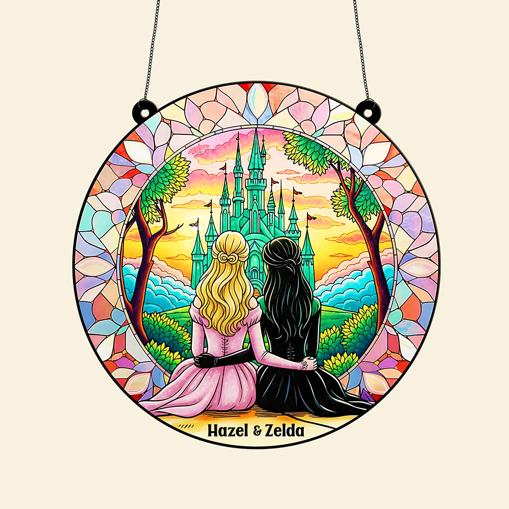 Besties Suncatcher Ornament - Personalized Gifts For Best Friends 05hyta271125-Homacus