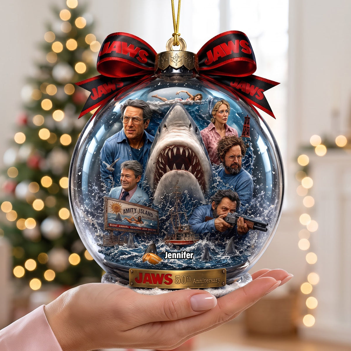 50th Anniversary Christmas Ornament - Personalized Gifts 01ohqn030926