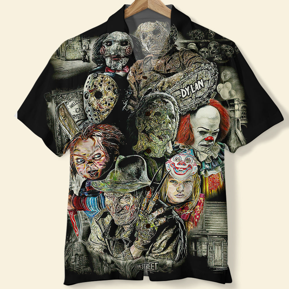 Horror Hawaiian Shirt Personalized Gifts For Movie Fans 04ACDT110625-Homacus