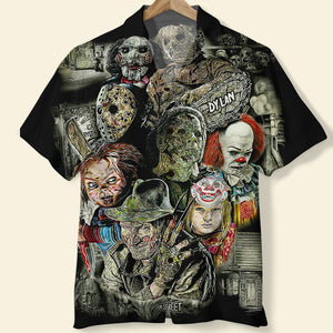 Horror Hawaiian Shirt Personalized Gifts For Movie Fans 04ACDT110625-Homacus
