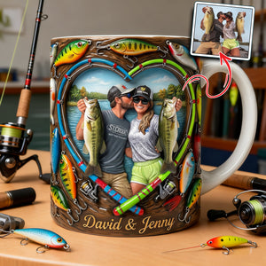 Fishing Couples Coffee Mug - Custom Photo Gifts For Couples 03hulu200126-Homacus