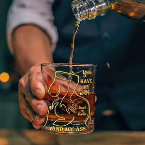 Spicy Love Round Glass - Personalized Gift For Couples 03NALU021225-Homacus