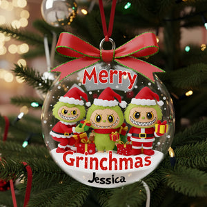 Cute Xmas Monster Personalized Gifts For Chrismas Ornament 01pglu270925-Homacus