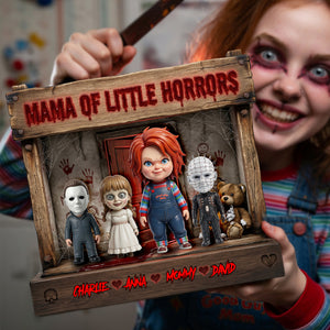 Mama Of Little Horrors Acrylic Plaque - Personalized Gifts For Moms 05TYLU110426-Homacus