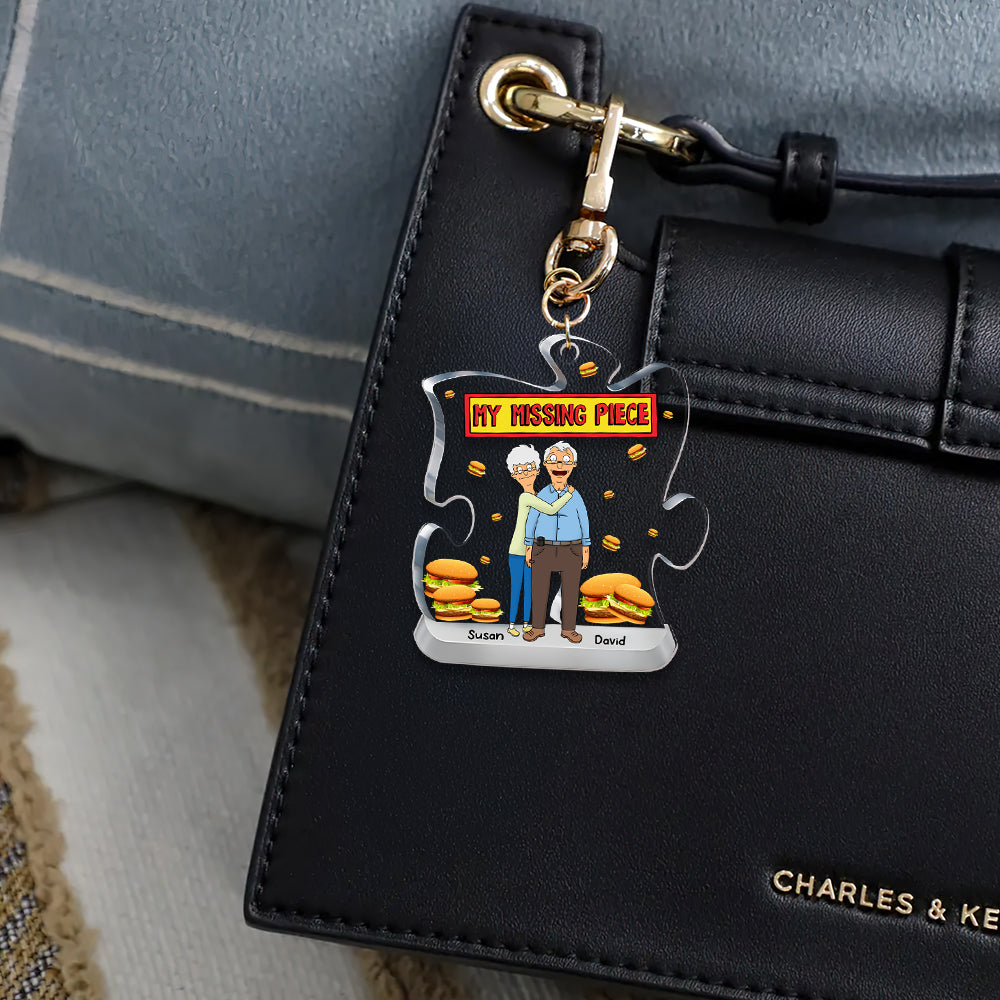 Personalized Gifts For Couple Keychain My Missing Piece 03OHMH140225HG-Homacus