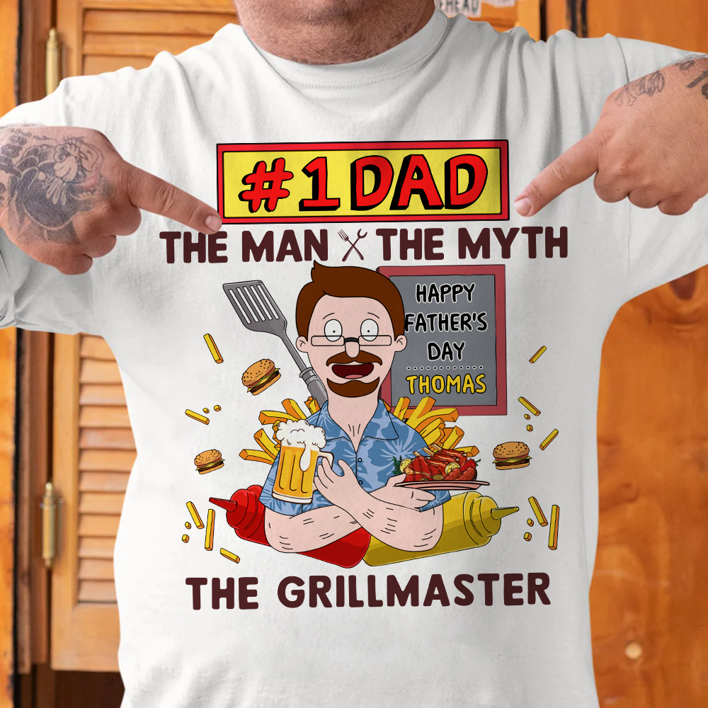 Personalized Gifts For Dad Shirt 01hupu170225hg The Grillmaster-Homacus