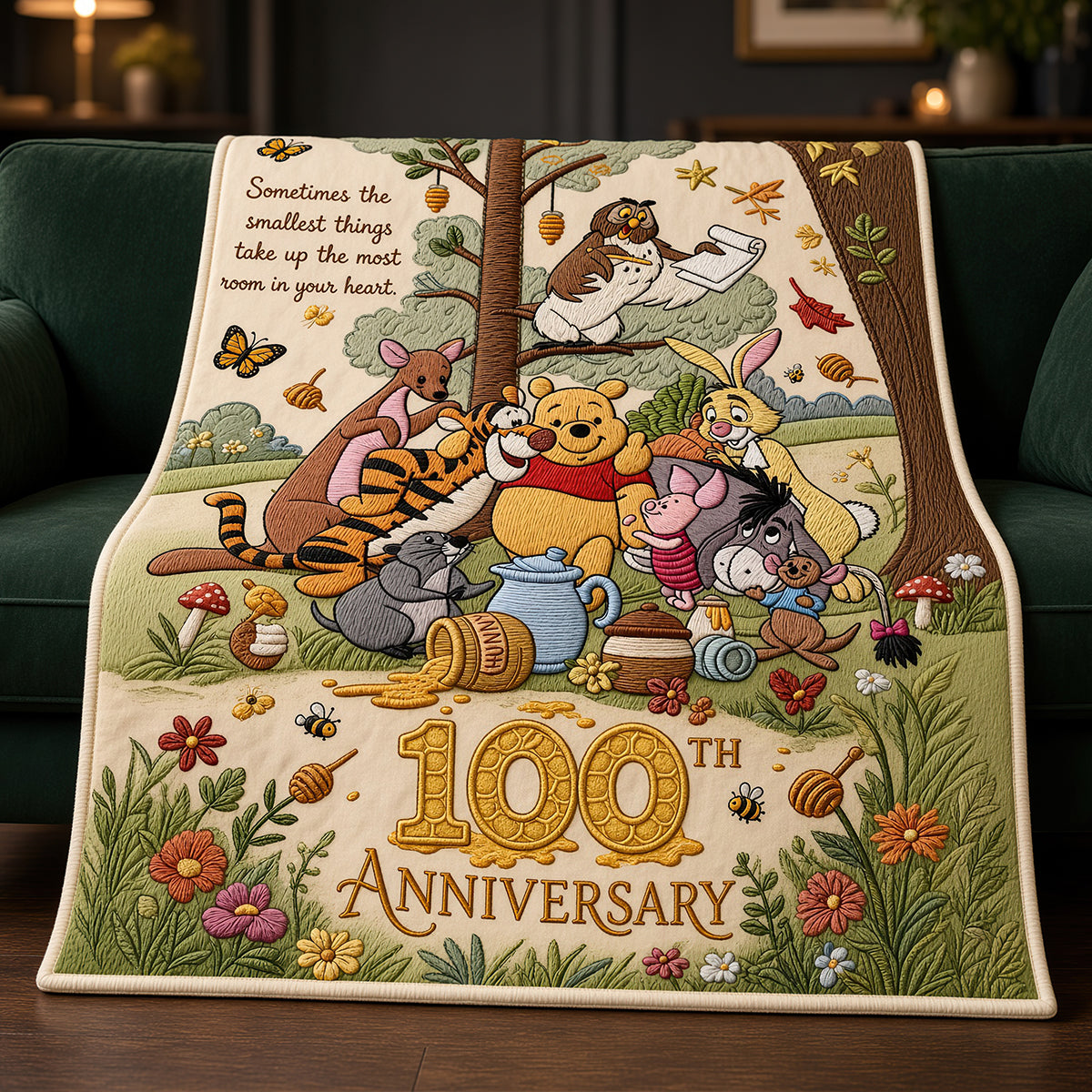 100th Anniversary Childhood Cartoon Blanket - Personalized Gifts For Christmas Blanket 03PADT021026-Homacus