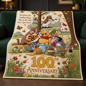 100th Anniversary Childhood Cartoon Blanket - Personalized Gifts For Christmas Blanket 03PADT021026-Homacus