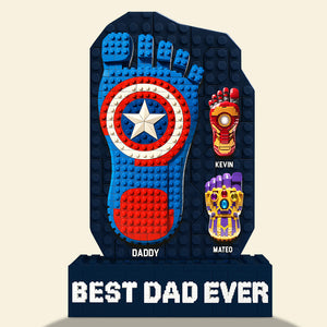 Best Pixel Dad Ever Acrylic Plaque Personalized Gifts For Dad 02OHDT160525-Homacus