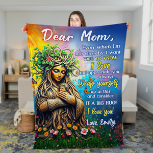 Personalized Gifts For Mom Blanket 04hupu170225 Consider It A Big Hug-Homacus
