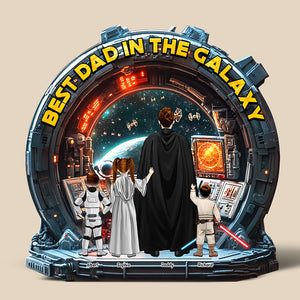 Galaxy Dad Acrylic Plaque - Personalized Gifts For Dad 05TGQN030525HHHG-Homacus