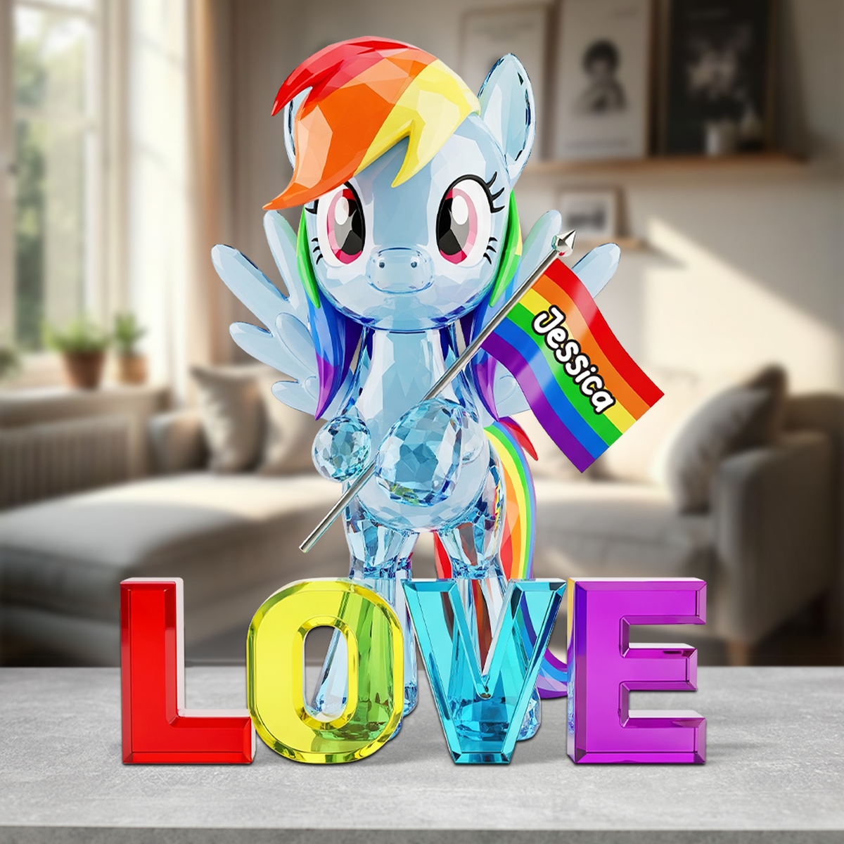 LGBT Acrylic Plaque - Personalized Gifts For LGBT 04NAPU230525-Homacus