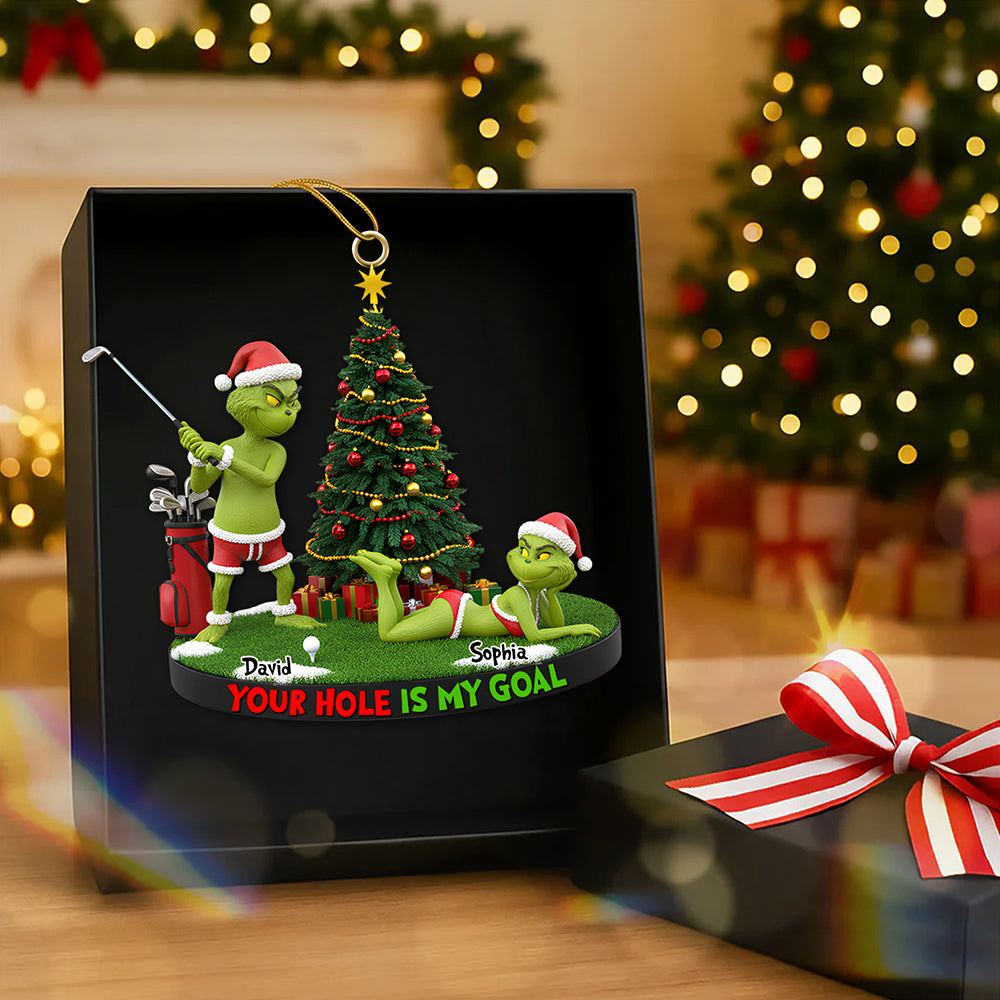 Your Hole Is My Goal Christmas Ornament Personalized Gifts 01HYDT211125-Homacus