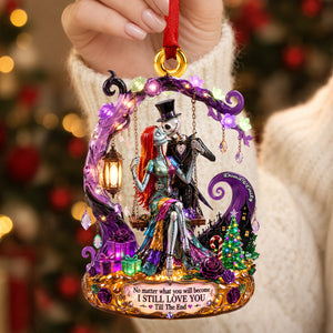 Eternal Kiss Acrylic Ornament, Personalized Gifts For Couple 06qhdh280826-Homacus