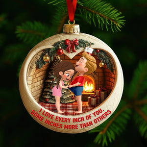 Curious Couple Acrylic Ornament - Personalized Gifts For Couple 04qhqn041125-Homacus