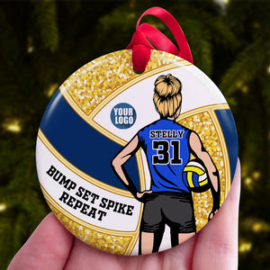 Personalized Gifts For Volleyball Players Ornament 01HUDT291024TM-Homacus