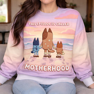 Cute Puppy Mom And Kids Shirt - Personalized Gifts For Mother's Day Shirt 02NALU040426-Homacus