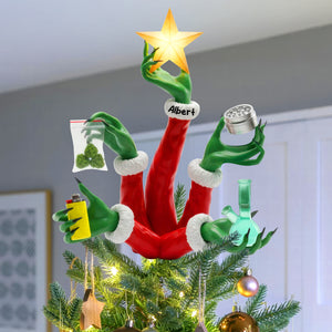 Funny Holiday Christmas Tree Topper - Personalized Gifts For Stoners 04toqn201125-Homacus