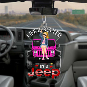 Personalized Gifts For Car Lovers Car Hanging Ornament 03KAQN180724PA-Homacus