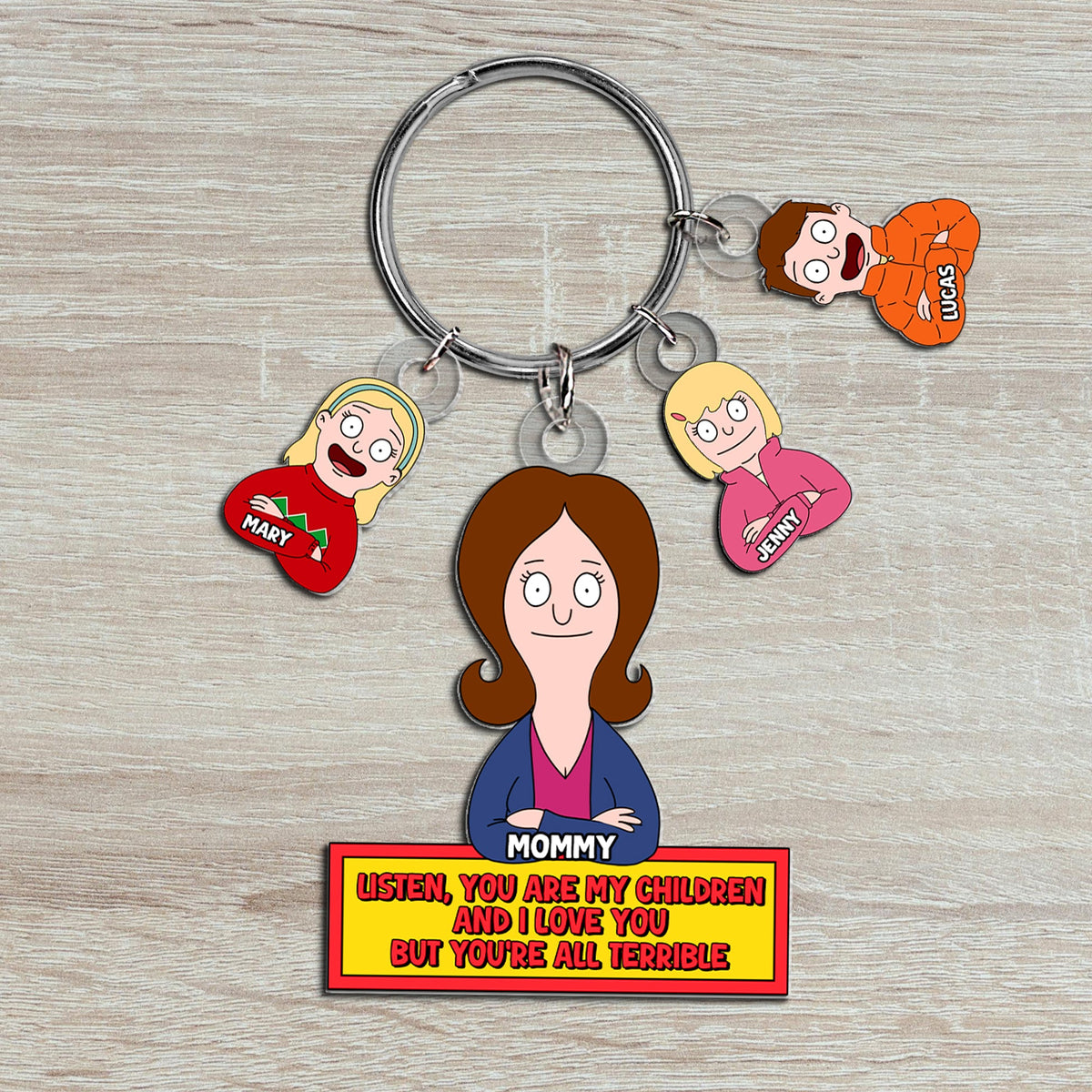 Personalized Gifts For Mom Keychain 06totn140225hg-Homacus