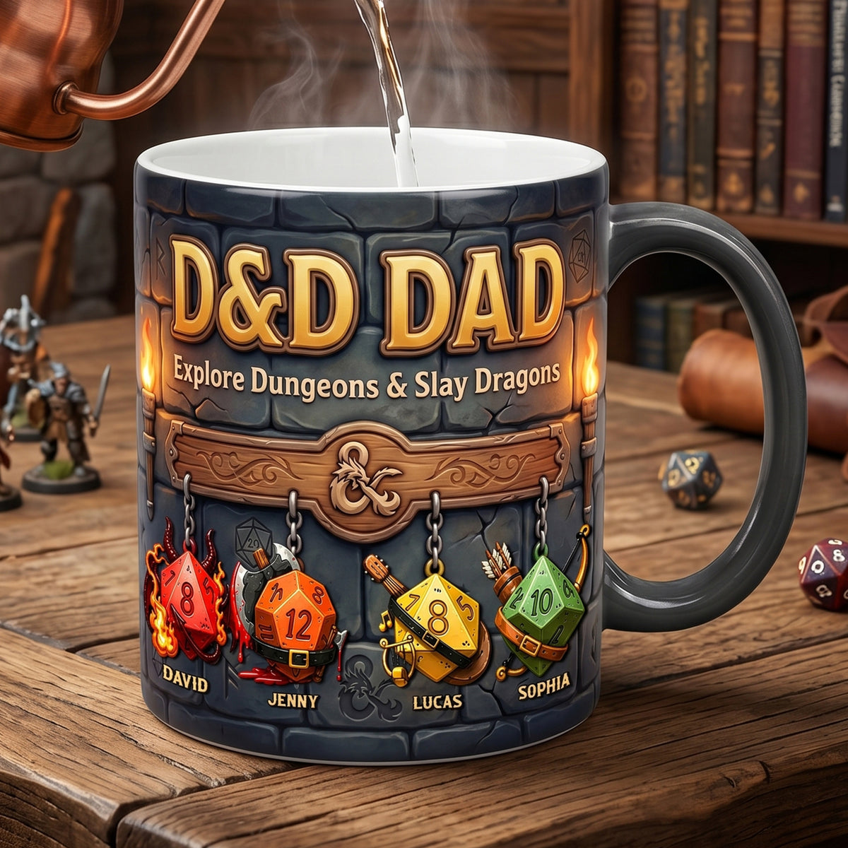 Epic Dad Magic Coffee Mug - Personalized Gifts For Dad 04NATN290426-Homacus