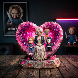 Mom Of Little Horrors Acrylic Plaque - Personalized Mother's Day Gifts 02HUDT170426-Homacus