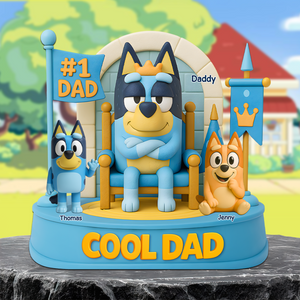 Dog Dad Plaque - Personalized Gifts For Dad 01napu090525-Homacus