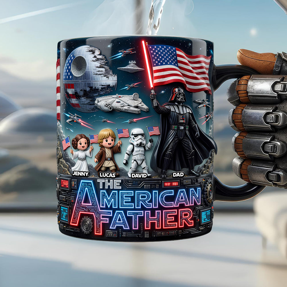 Dad Patriot Troop Magic Mug - Personalized Gifts For Dads 02qhdt010526-Homacus