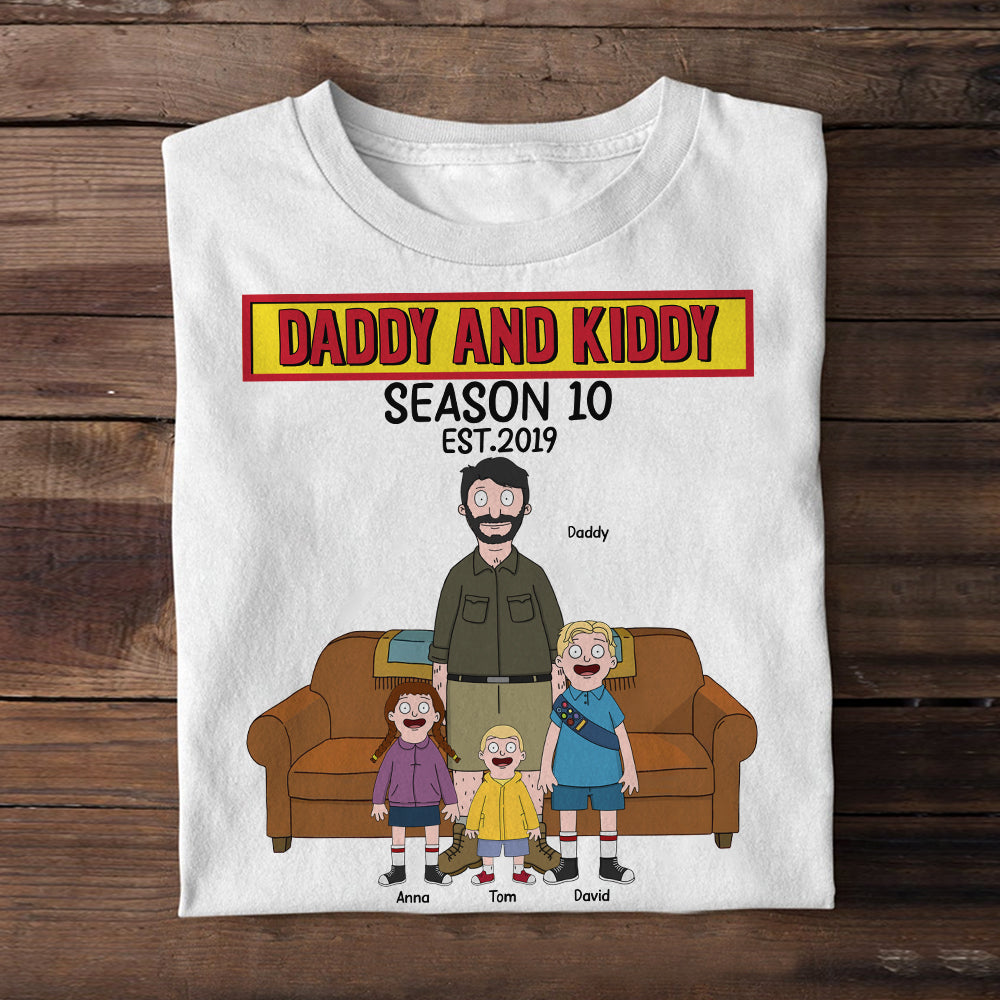 Personalized Gifts For Dad Shirt 04ohtn040425hg Daddy And Kiddy-Homacus