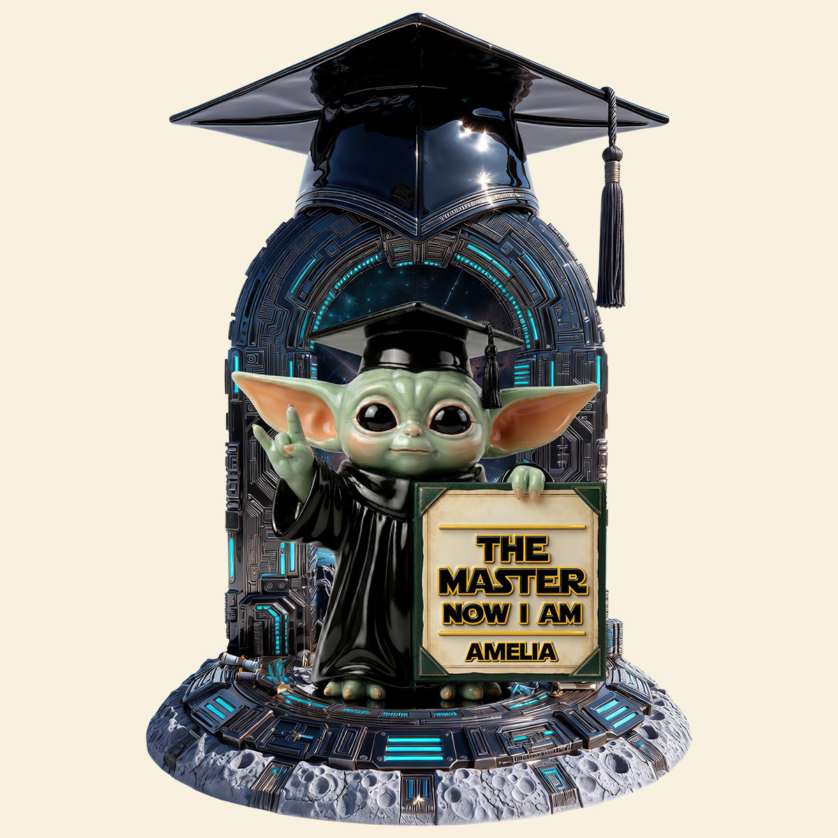 Graduation Green Aliens Acrylic Plaque - Personalized Gifts For Graduates 07todt080526-Homacus