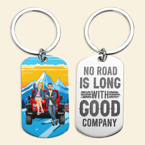 Personalized Gifts For Off Road Couple Stainless Steel Keychain 05toqn200724pa-Homacus