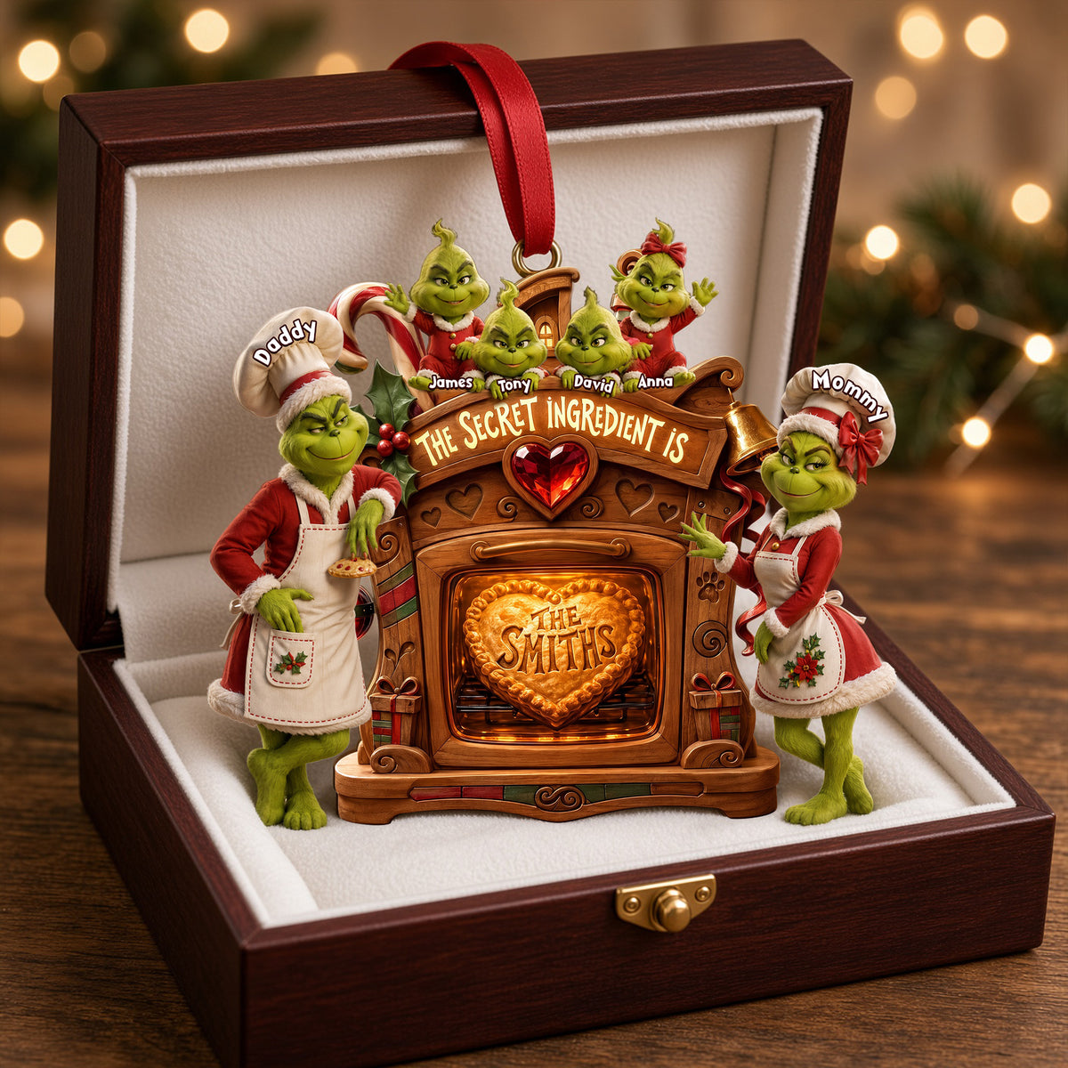 Jolly Christmas Family Acrylic Ornament - Personalized Gifts For Family 05palu040926-Homacus