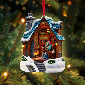 Book Lover Skull Ornament - Personalized Gifts For Book Lovers 03tota110825-Homacus