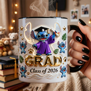 Cute Chaos Graduate Magic Mug - Personalized Gifts For Graduates 01TGTA230426-Homacus