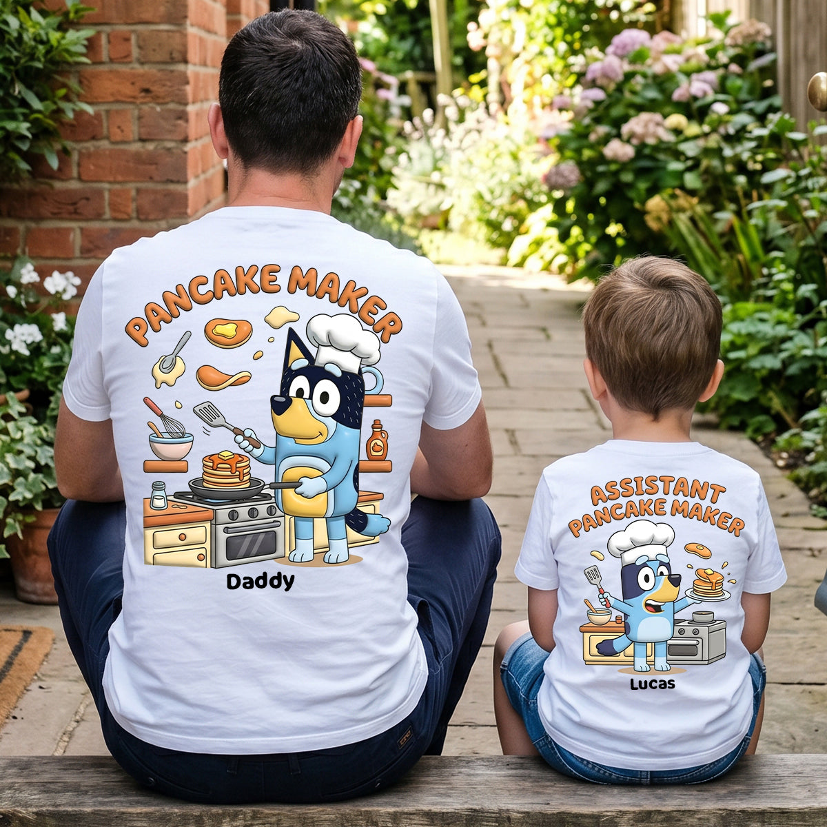 Lovely Pancake Maker Dad & Kids Shirt - Personalized Gifts For Dads 04natn200526-Homacus