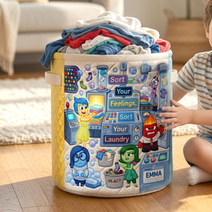 Colorful Emotions Laundry Basket - Personalized Gifts 01hatn180726-Homacus