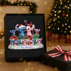 Family Crystal Custom Shape Acrylic Ornament, Personalized Gifts For Christmas 01pgta281025-Homacus