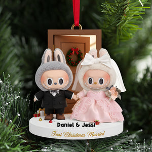 First Christmas Together Ornament - Personalized Gifts For Married Couples 01NALU081025-Homacus