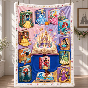 Fairytale Princess Dream Blanket - Personalized Gift For Fantasy Lovers 02NATA061026-Homacus