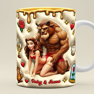 Naughty Couple Coffee Mug - Personalized Gifts For Couples 01OHTA241125-Homacus
