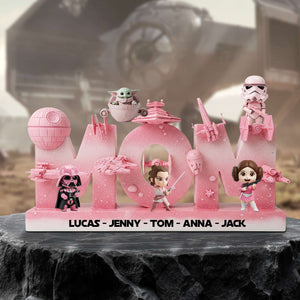 Mom In The Galaxy Acrylic Plaque - Personalized Gifts For Mother 03QHTN210425-Homacus