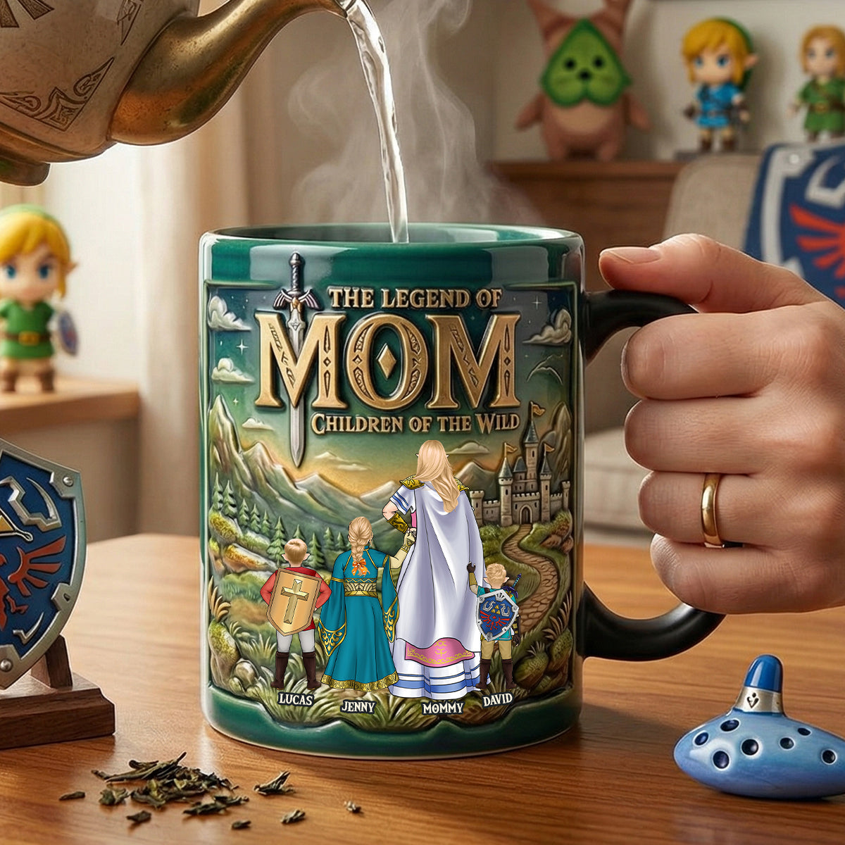 Epic Mom & Her Little Legends Magic Coffee Mug - Personalized Gifts For Moms 02NATN080426HG-Homacus
