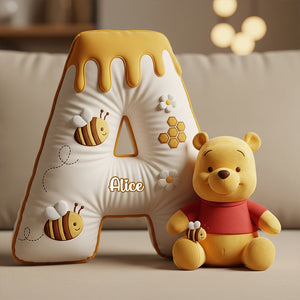 Honey Letter Pillow Personalized Gifts For Kid 05PGDT181125-Homacus