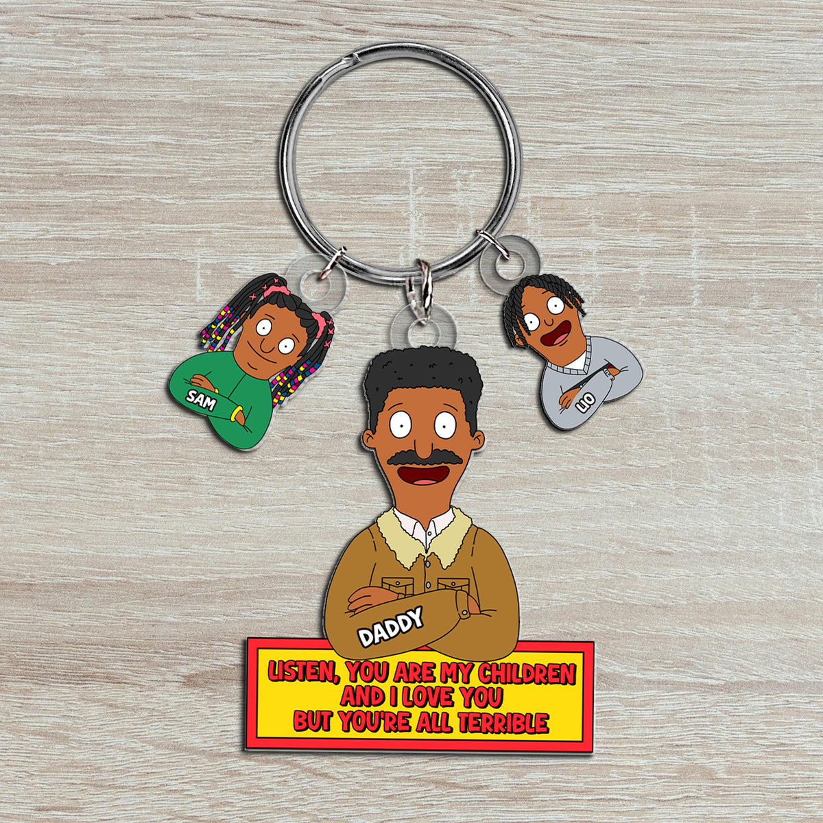 Personalized Gifts For Dad Keychain 05totn140225hg-Homacus