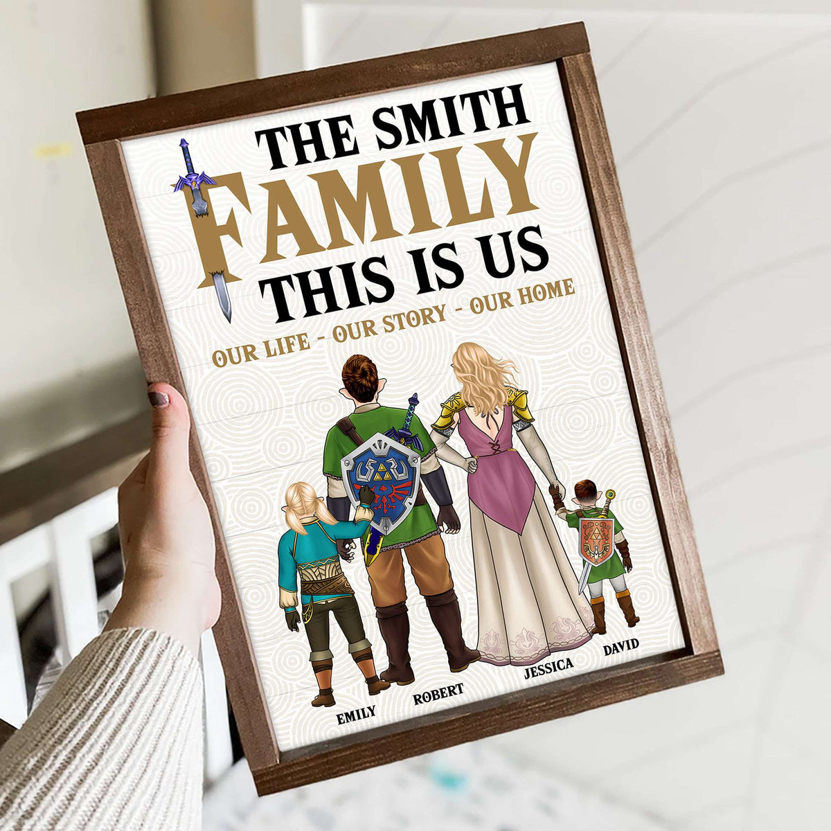 Personalized Gifts For Family Canvas Print 03acqn020724hg-Homacus