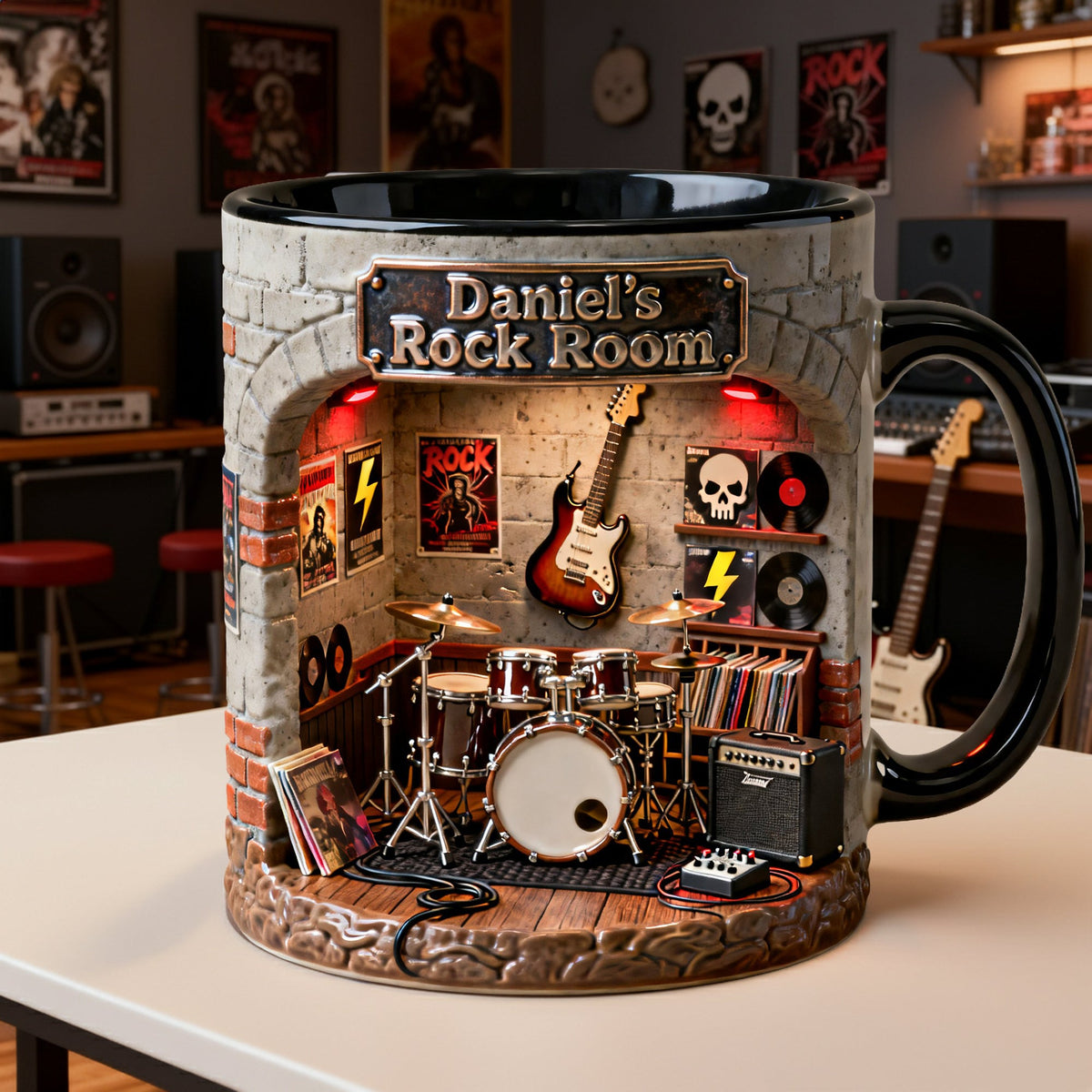 Born To Rock Coffee Mug - Personalized Gifts For Rock Fans 04NALU100226-Homacus